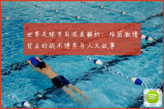 世界足球节目深度解析：绿茵激情背后的战术博弈与人文故事